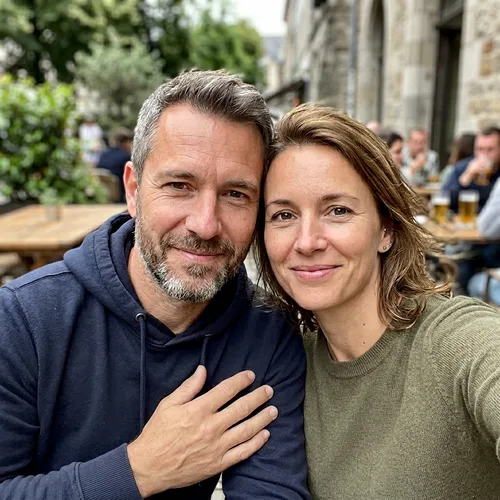 Thomas mit seiner Partnerin