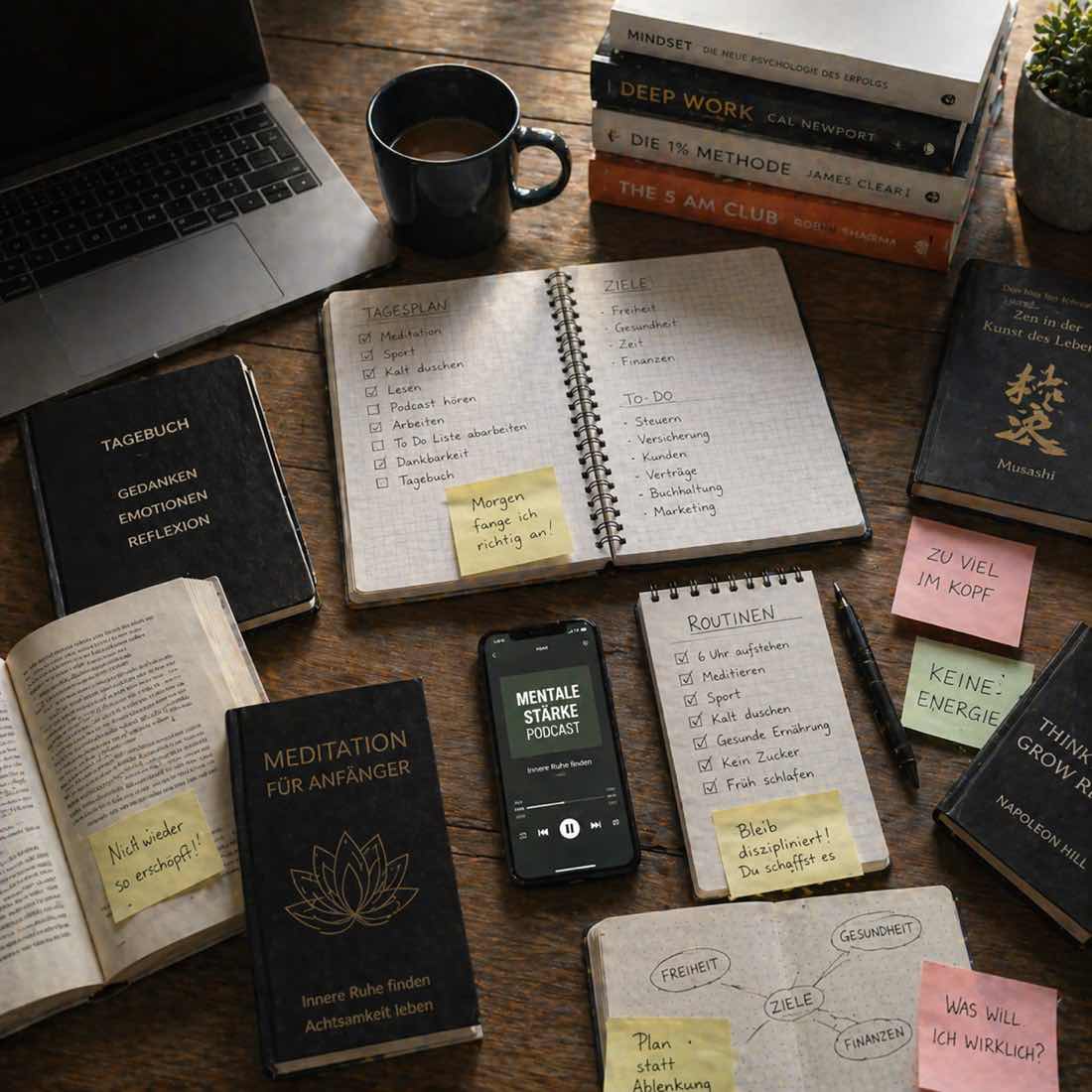 Selbsthilfe-B&uuml;cher, Meditations-App, Routinen-Listen &mdash; alles, was nicht funktioniert hat